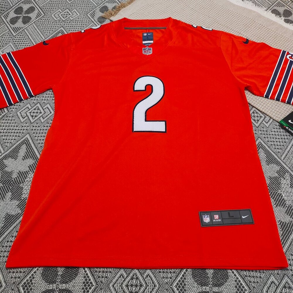 NFL Chicago Bears #2 Orange Jersey